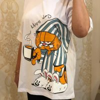 تیشرت زنانه گارفیلد لانگ