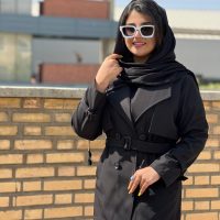 بارونی یقه آمریکایی زنانه