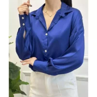 شومیز ساتن مجلسی زنانه
