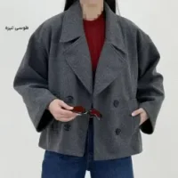 کت فوتر کژوال کوتاه زنانه سلین کد 1017067 تمام آستردار شیکدونیا