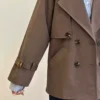 ترنچ کت زنانه کتان کجراه شیکدونیا رنگ‌بندی متنوع